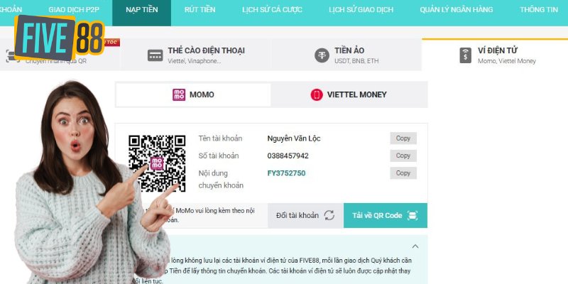 Lưu ý bạn cần biết khi gửi tiền Five88